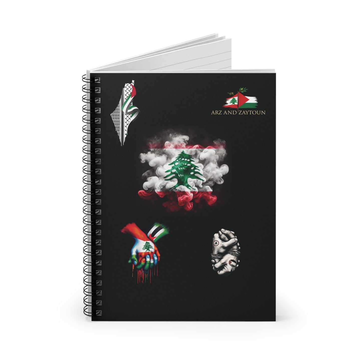 ArzandZaytoun spiral notebook