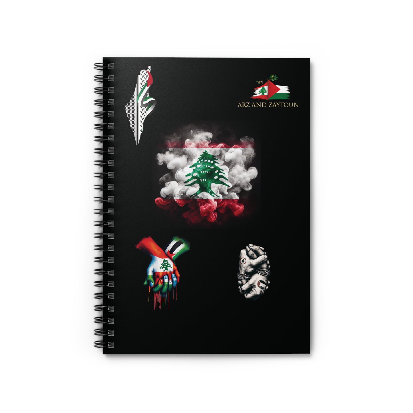 ArzandZaytoun spiral notebook