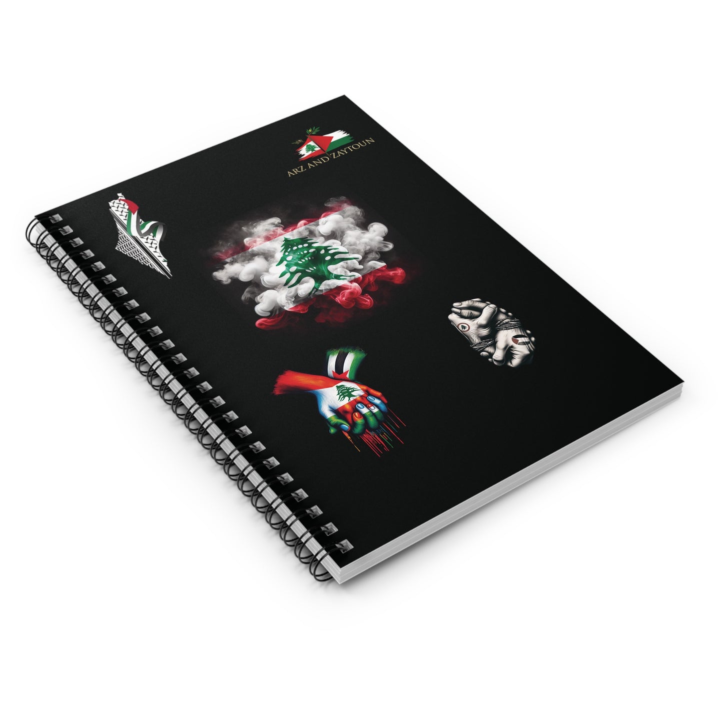 ArzandZaytoun spiral notebook